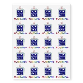 #CripTheVote temporary tattoos